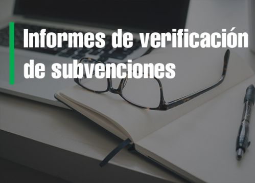 Informes de verificación de subvenciones